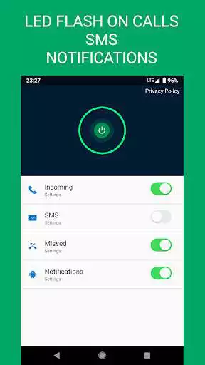 Play Flash Alert On Call/SMS Play Flash Alert On Call/SMS