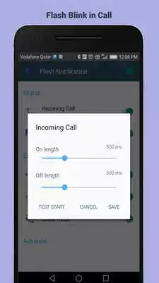 Play Flash Alert On Call/SMS Play Flash Alert On Call/SMS