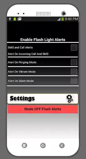 Play Flash Alert