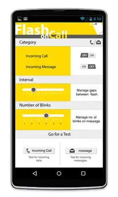 Play Flash Blink - Call Alerts