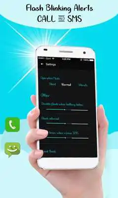 Play Flash Blinking on Call SMS Auto Flashlight Alert Play Flash Blinking on Call SMS Auto Flashlight Alert