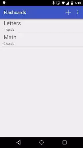 Play Flashcards Application