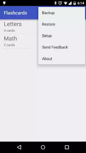 Play Flashcards Application