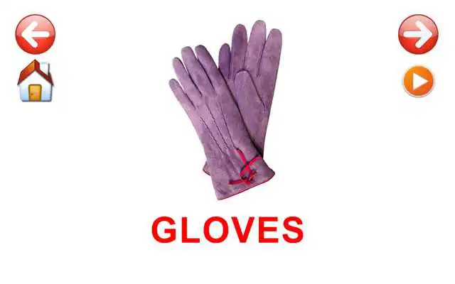 Play Flash Cards Clothes for kids