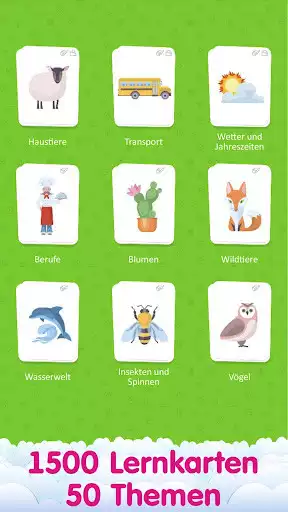 Play Flashcards for Kids in German