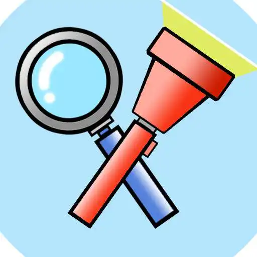 Free play online Flashing Magnifying glass - (flashlight app)  APK