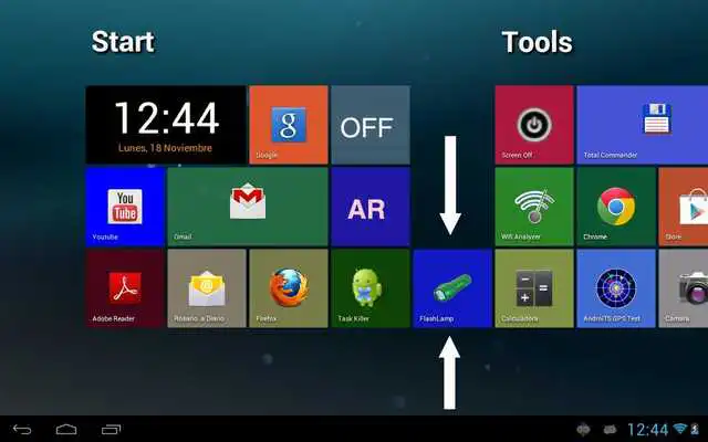 Play Flashlamp: a simple flashlight