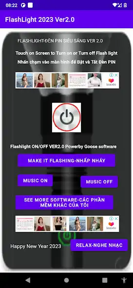 Play Flashlight 2023-Đèn pin  and enjoy Flashlight 2023-Đèn pin with UptoPlay