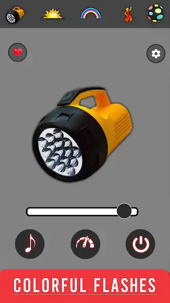 Play Flashlight: Color Light Screen as an online game Flashlight: Color Light Screen with UptoPlay