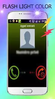 Play Flashlight color notification