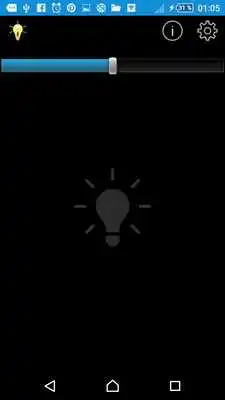 Play flash-light no intensive advertising.