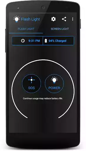 Play Flash Light Torch App as an online game Flash Light Torch App with UptoPlay