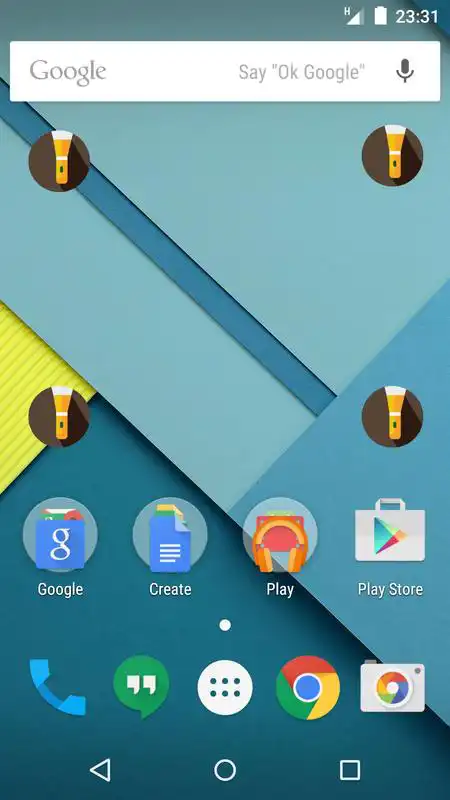 Play Flash Light Torch Widget