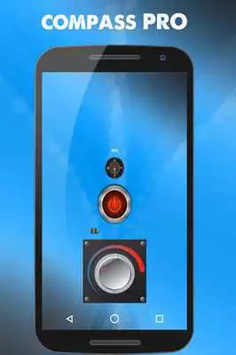 Play Flashlight with compass alert