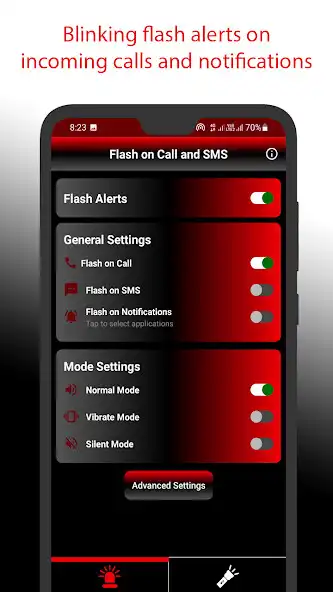 Play FlashMax: Blinking Call Alerts as an online game FlashMax: Blinking Call Alerts with UptoPlay