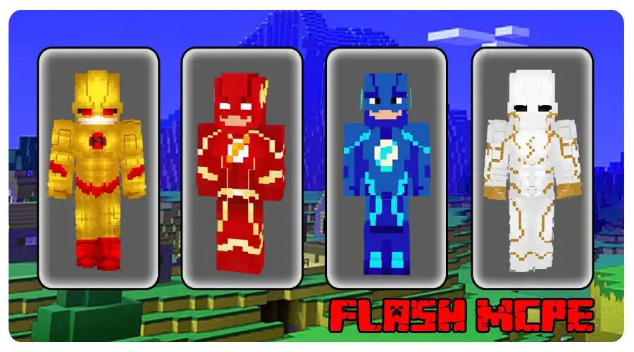 Play Flash Mod Minecraft PE  and enjoy Flash Mod Minecraft PE with UptoPlay