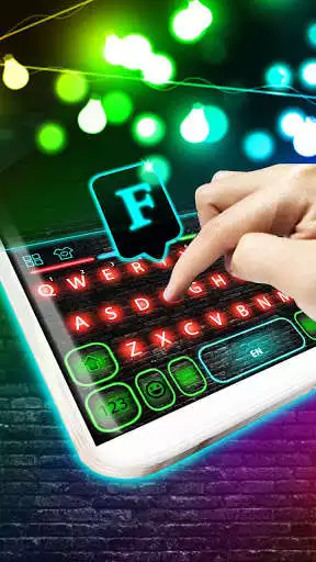 Play Flash Neon Light Keyboard Theme as an online game Flash Neon Light Keyboard Theme with UptoPlay