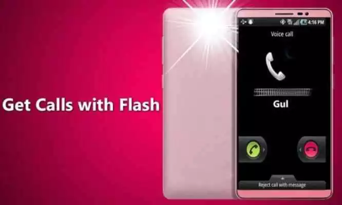 Play Flash On Call Flashlight App
