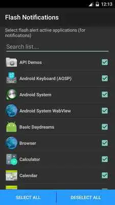 Play flash on call  notifications