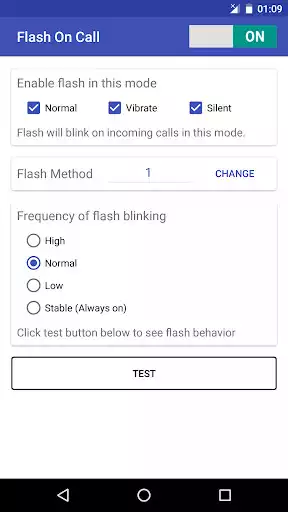 Play Flash On Call
