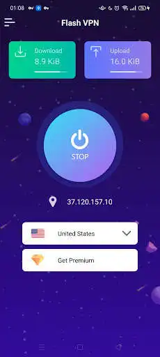 Play Flash VPN - Premium Free Unlimited  Secure VPN  and enjoy Flash VPN - Premium Free Unlimited  Secure VPN with UptoPlay