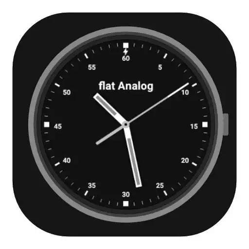 Play Flat Analog Watch Face: Classic APK