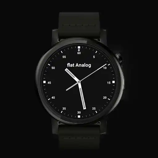Play Flat Analog Watch Face: Classic  and enjoy Flat Analog Watch Face: Classic with UptoPlay