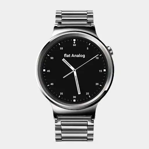 Play Flat Analog Watch Face: Classic as an online game Flat Analog Watch Face: Classic with UptoPlay