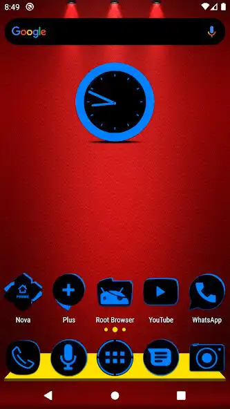 Play Flat Black and Blue Icon Pack  and enjoy Flat Black and Blue Icon Pack with UptoPlay