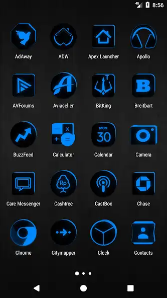 Play Flat Black and Blue Icon Pack as an online game Flat Black and Blue Icon Pack with UptoPlay
