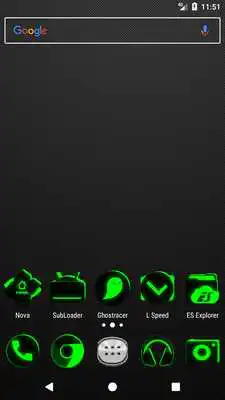 Play Flat Black and Green Icon Pack ✨Free✨