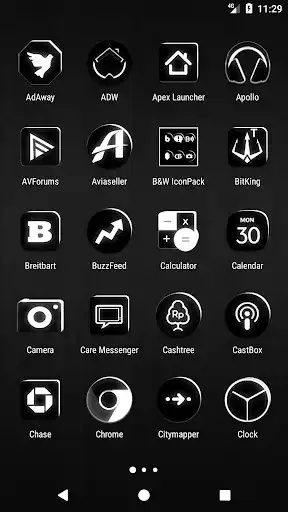 Play Flat Black and White Icon Pack as an online game Flat Black and White Icon Pack with UptoPlay