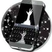 Free play online Flat Black Keyboard APK