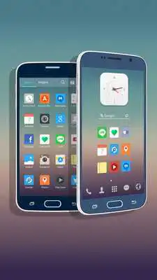 Play Flat Edge LINE Launcher theme Play Flat Edge LINE Launcher theme