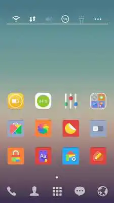 Play Flat Edge LINE Launcher theme Play Flat Edge LINE Launcher theme