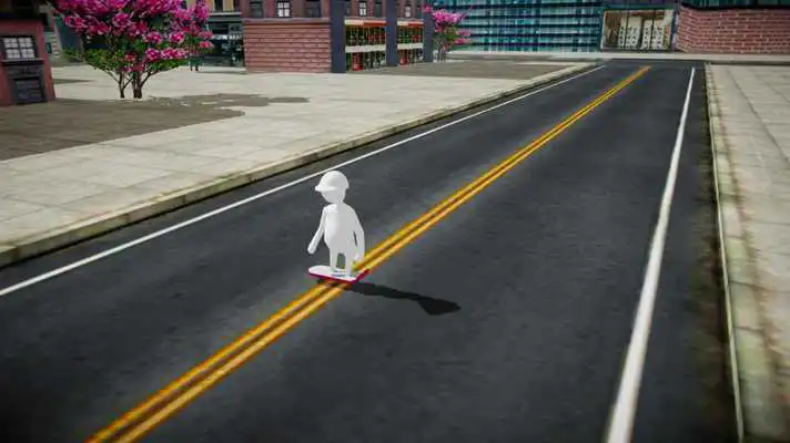 Play Flat Human Fall on Hoverboard