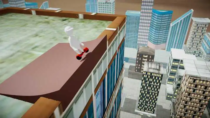 Play Flat Human Fall on Hoverboard