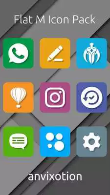 Play Flat M Icon Pack