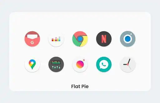 Play Flat Pie - Icon Pack  and enjoy Flat Pie - Icon Pack with UptoPlay