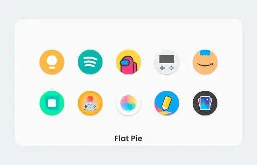 Play Flat Pie - Icon Pack as an online game Flat Pie - Icon Pack with UptoPlay