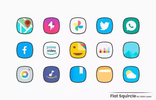 Play Flat Squircle - Icon Pack as an online game Flat Squircle - Icon Pack with UptoPlay