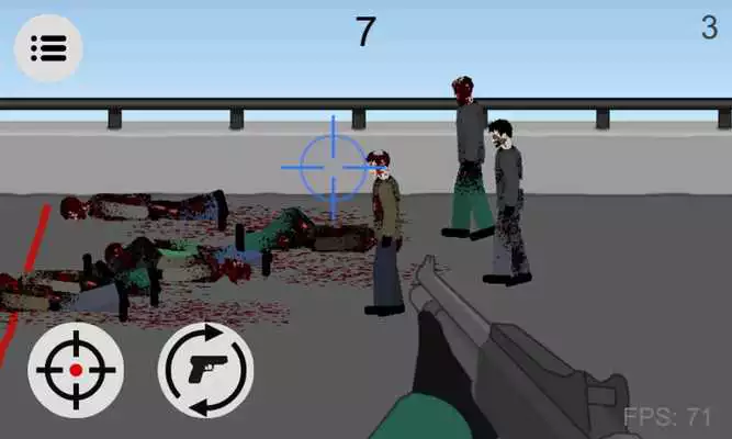 Play Flat Zombies: Bridge