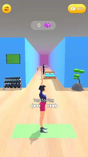 Play Flex Run - Yoga Positions 3D as an online game Flex Run - Yoga Positions 3D with UptoPlay