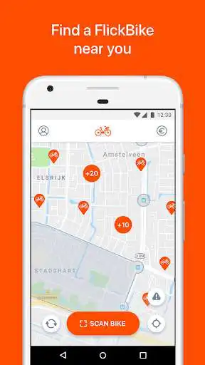 Play FlickBike - Deelfietsen as an online game FlickBike - Deelfietsen with UptoPlay