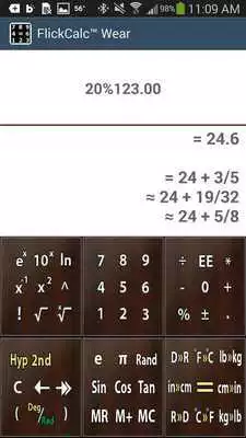 Play Flick Calc Wear Calculator App