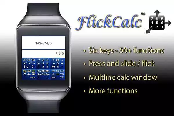 Play Flick Calc Wear Calculator App