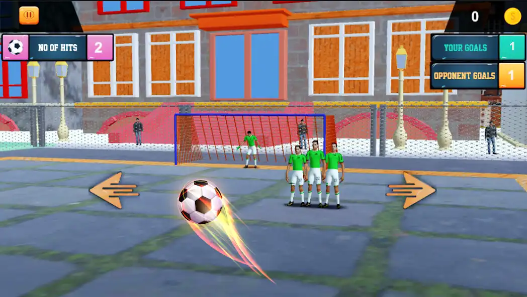 Play Flick the ball : Soccer Game as an online game Flick the ball : Soccer Game with UptoPlay