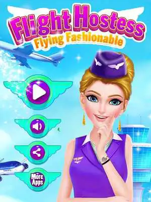 Play Flight Hostess - Flying Fashionable