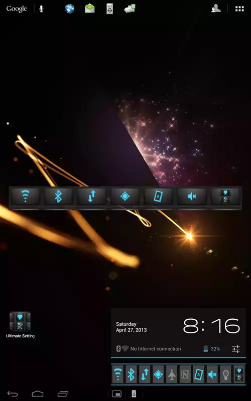 Play Flight Mode Swipe Settings