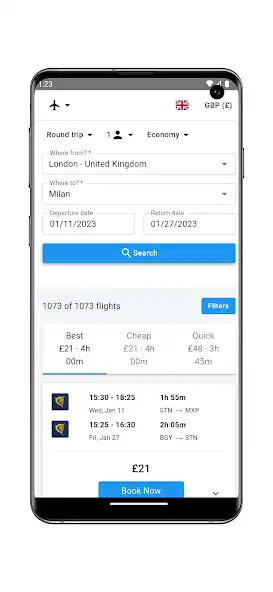 Play Flightscanner.com as an online game Flightscanner.com with UptoPlay